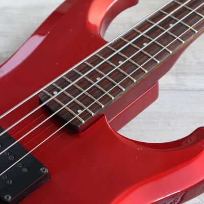 1984 Ibanez Japan RB824 Roadstar II Bass (Fire Red) image 5