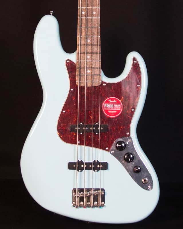 Squier Classic Vibe '60s Jazz Bass, Laurel FB, Daphne Blue image 1