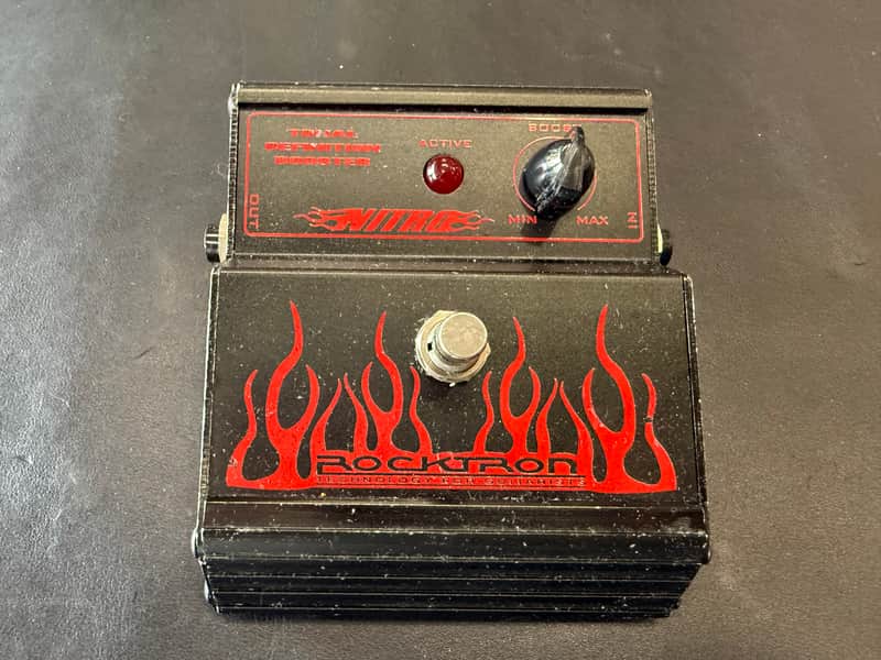 Rocktron Nitro Tonal Definition Booster Boost Pedal 2000s - Black image 1