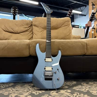 Jackson MJ Series Dinky DKR - Ebony Fingerboard, Ice Blue Metallic, Used image 2