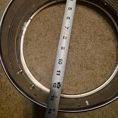 CB 700 VINTAGE COS SNARE DRUM SHELL-14" x 5.5" CB 700 1980s - Chrome image 6