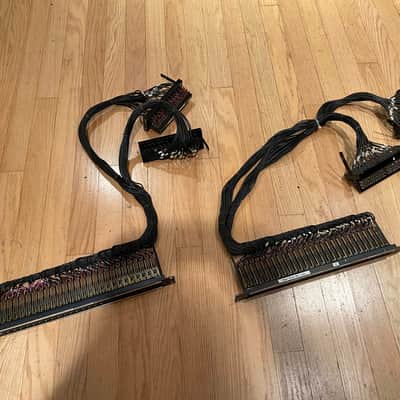 Switchcraft 48 point TRS patchbay x2 with Christmas Trees TRS 1980s - Black image 12