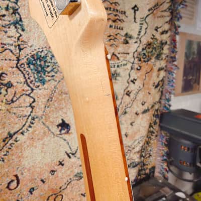 Fender FSR "Splattercaster" Standard Splatter Stratocaster with Rosewood Fretboard 2003 - 2004 - Olympic White, Aztec Gold, and Inca Silver Swirl over Black image 19