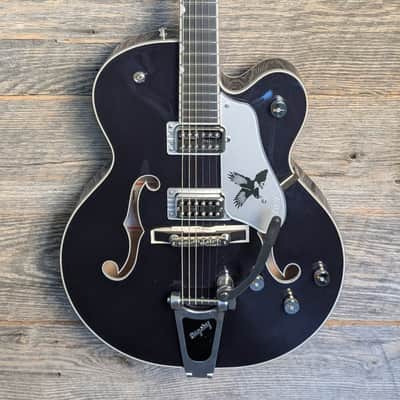 Gretsch G6136T-RR Rich Robinson Signature Falcon w/Bigsby - Raven's Breast Blue image 1