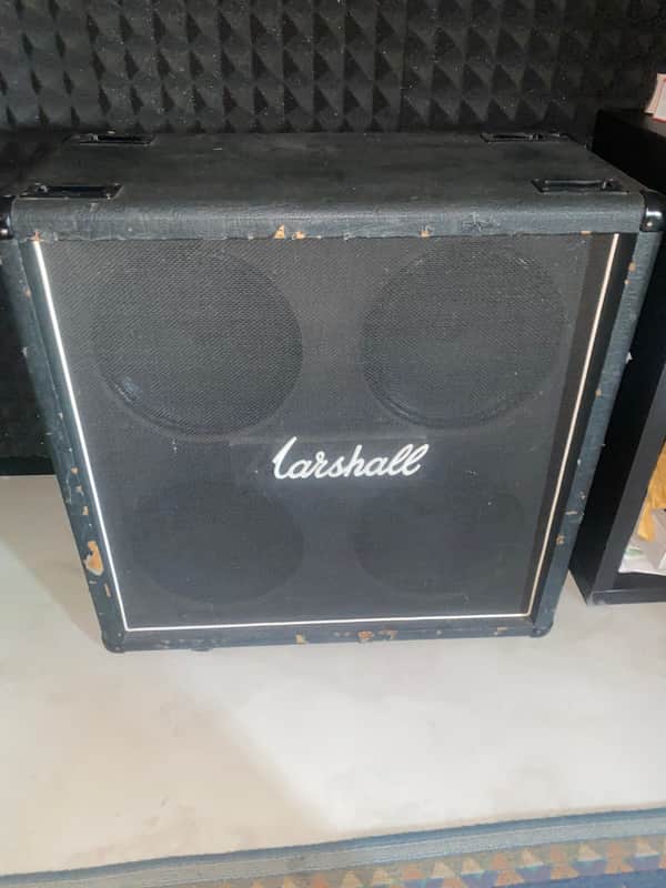 Marshall JCM 800 Lead Series Model 1982B 4x12" Straight Guitar Speaker Cabinet 1981 - 1987 - Black image 1