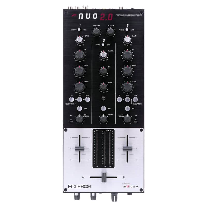Ecler NUO 2.0 Professional 2-Channel DJ Mixer *USA Small Business* image 1