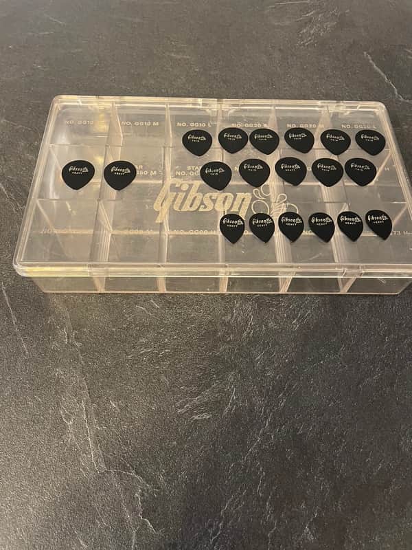 Gibson "Splash"case / Guitar Pick box/ Display /  1960's image 1