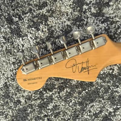 Fender Jimmie Vaughan Tex Mex Stratocaster 1996 Vintage MIM Black Strat Guitar image 6