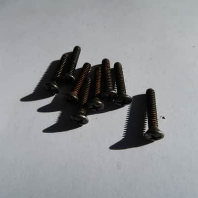 Eight Fender  Stratocaster pickup & Switch Screws relic aged  50's  '60's 71 RI Strat 62 58 image 3
