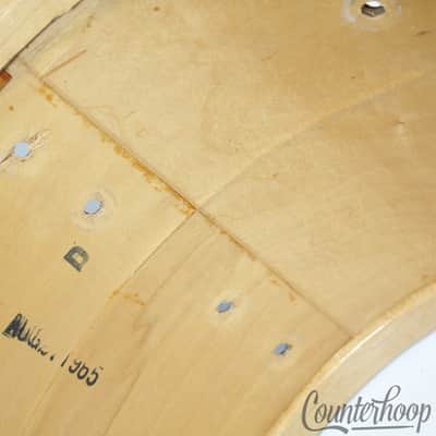 Slingerland 10x14"Blue Sparkle/White Marine Pearl Tenor Tom Drum Shell Vintage60 image 12