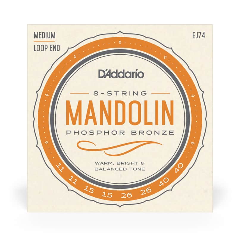Immagine D'Addario Phosphor Bronze Mandolin Strings 11-40 - 1