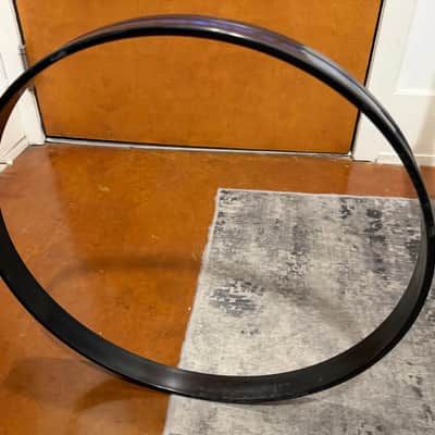Generic 20” Bass Drum Hoop with Blue Onyx Wrap Inlay image 7