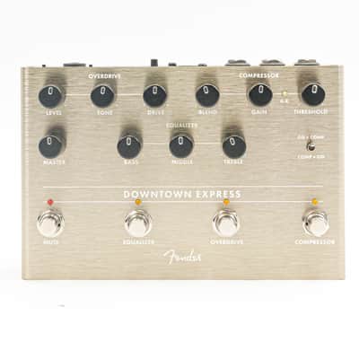 Fender Downtown Express Bass Multi-Effect Pedal w/ Power Supply DI Compressor EQ image 2