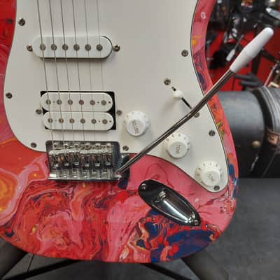 Custom Strat Electric Guitar - Swirl Finish image 10