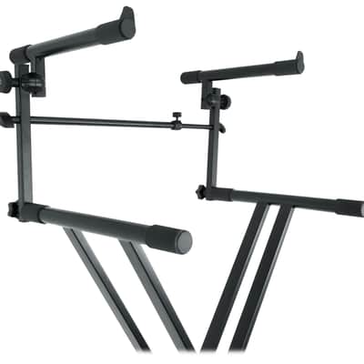 Rockville RKS42X 2-Tier X-Stand Keyboard or DJ Stand with Shelf to Turn Into Table image 20