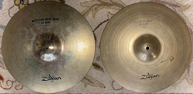Zildjian New Beat 14" Hi Hat Set - Very Good Condition - 974/1424 Grams image 1