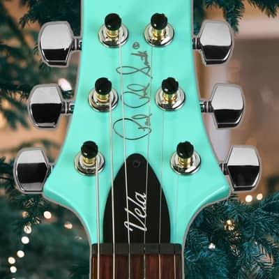 PRS S2 VELA 1 OF 1 - CUSTOM ORDER ! BIRD INLAYS ,SEA FOAM GREEN -PLEK'D image 6