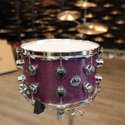 DW Collector's SSC Maple 8x14" Snare Drum (Purple Glass) image 2