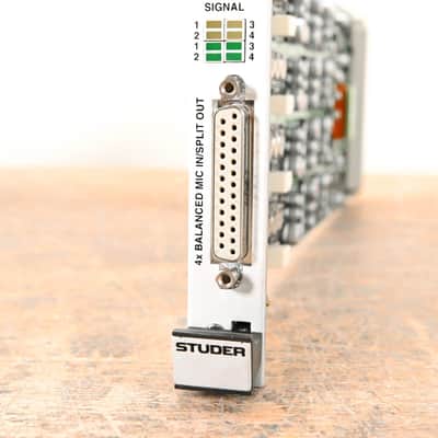 Studer Mic/Line In Card for D21m Modular I/O System CG01HSK image 3