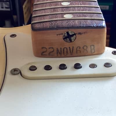 Fender Stratocaster 1969 Vintage - Refin Olympic White Hendrix image 23
