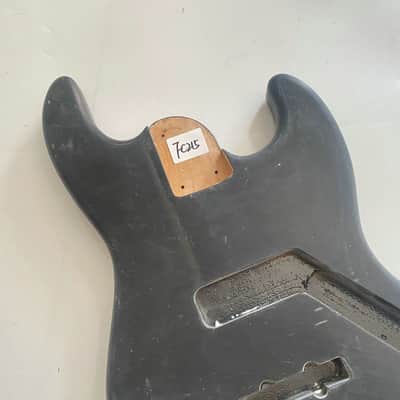 Black Basswood Jazz Bass Style Body image 10