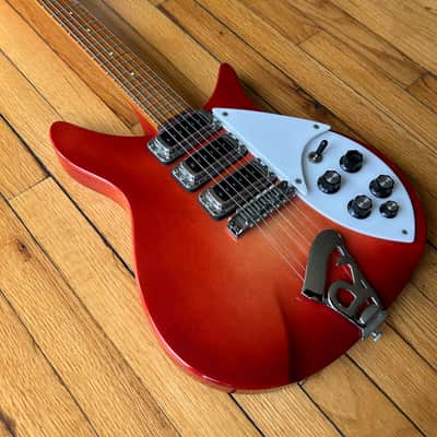 1979 Rickenbacker 320 Fireglo Flamed Electric Guitar w/ OHSC image 3
