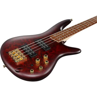 Ibanez SR300EDXWZMSR Standard 4-String Bass - Wine Red Frozen Matte image 5