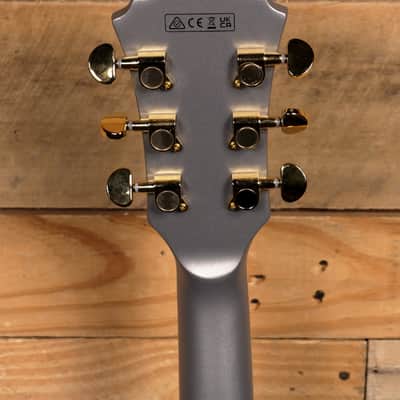 Ibanez AS73G Semi-Hollowbody Guitar Moonstone Silver Flat image 7