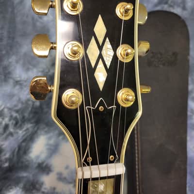 Video Demo Hohner Vintage RARE 1977 WHITE with Gold Hardware Hohner Japan L-59 Les Paul Style Electric Guitar New Strings Pro Setup Original Hard Shell Case image 7