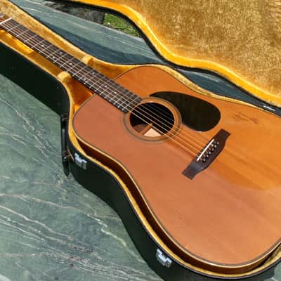 1973 Hand Made K Yairi YW400 Acoustic Guitar, very early model+Hard Case image 1