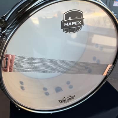 Mapex Saturn Evolution 6.5x14 Snare Drum in Gun Metal Grey Lacquer with Black Nickel Hardware (Rm 4) image 5