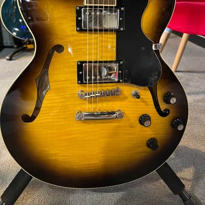 Hofner Contemporary Series Verythin with Jatoba Fretboard 2020 - Present - Antique Sunburst image 2