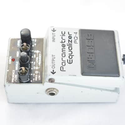 BOSS PQ-4 Parametric Equalizer Silver Label Made in Taiwan 1993 Vintage Guitar Effect Pedal image 6