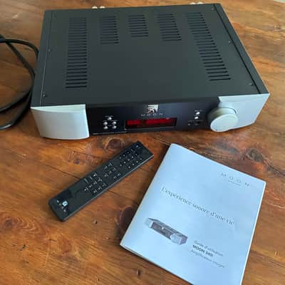 Simaudio Moon 340i D3PX Integrated Amplifier Black and Silver image 2