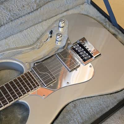 ESP LTD KS M-6 Evertune Ken Susi Signature Metallic Silver image 2