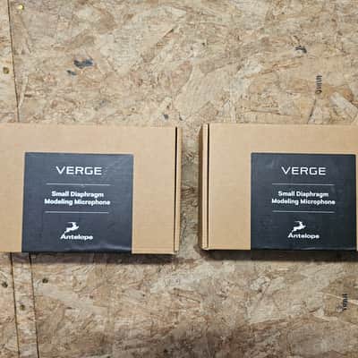 Antelope Audio Verge Small Diaphragm Modeling Condenser Microphone 2017 - Present - Black (PAIR) image 3