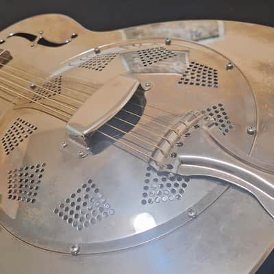 Epiphone Dobro Hound Dog M-14 Metalbody 2014 - Nickel image 3