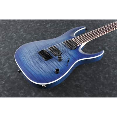 Ibanez RGA42FMBLF RGA Standard Guitar - Blue Lagoon Burst Flat image 4