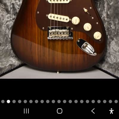 Fender Limited Edition Exotic Collection Shedua Top Stratocaster 2017 Shaded Edge Burst image 1