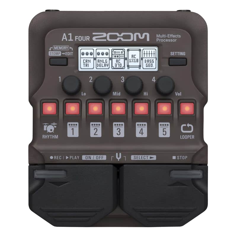 Zoom A1 Four Acoustic Multi-Effects Processor image 1