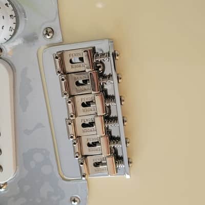Fender slim USA hardtail Nile Rodgers Hitmaker Stratocaster Loaded Body Olympic white image 4