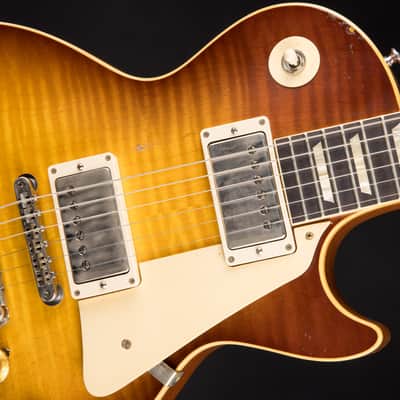 2021 - Gibson Custom Shop Made 2 Measure Murphy Lab '59 Les Paul Standard Murphy Painted Ultra Heavy Aged Royal Tea Burst image 13