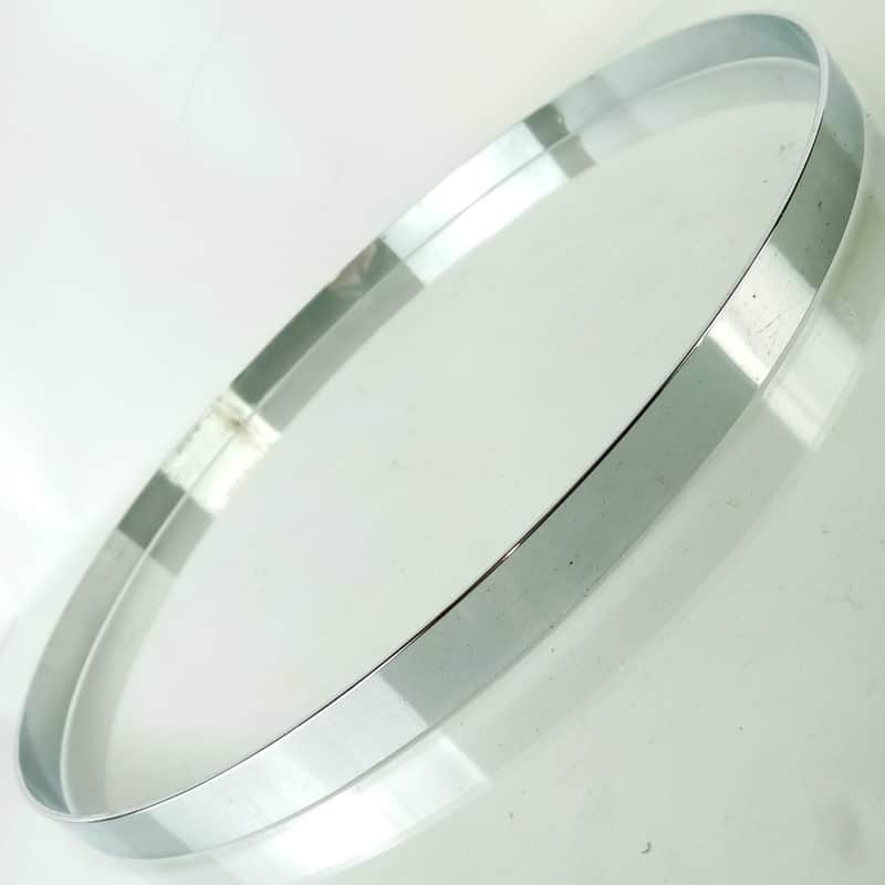 Slingerland 14" Straight Stick-Chopper Chrome-Brass Snare Drum Batter Rim/Hoop image 1