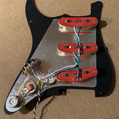 SHG5014 Hot Modern Noiseless Loaded Stratocaster Pickguard USA Spec Wiring image 3