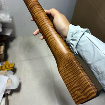 22fret Rosewood Roasted Maple Electric guitar neck rosewood matte DIY parts image 5