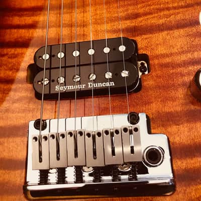 Cort X700DUALITYAVB Duality X Series Flamed Maple on Swamp Ash Body 6-String Electric Guitar w/Bag image 7