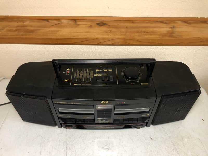 BOOMBOX JVC PC-150L Mini chaine portable STEREO BOOMBOX GHETTOBLASTER