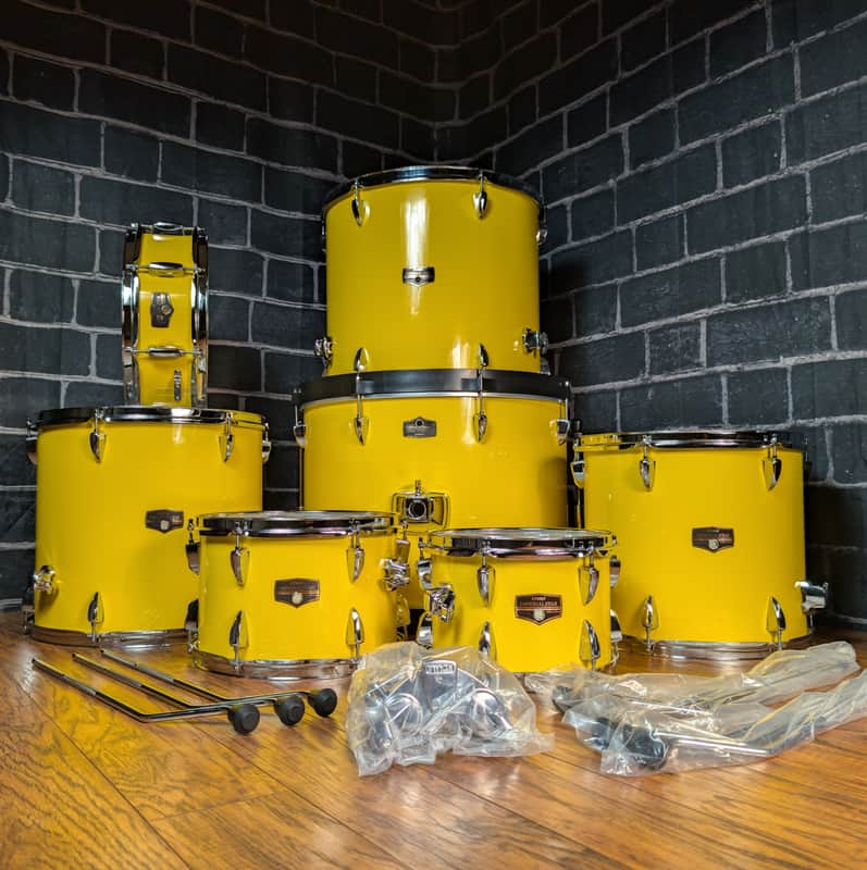 Tama Imperialstar 7‑Piece Drum Kit – Electric Yellow – Complete Shell Pack – Never Used • No Wear • Ready for Stage, Studio, or Practice image 1