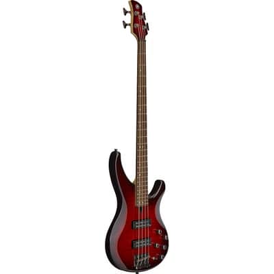 Yamaha Dark Red Burst Trbx604Fm Bass Bild 5