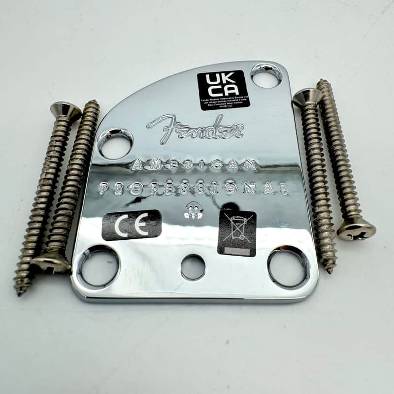 Fender American Professional II Contour Neck Plate Mint 24072 image 1